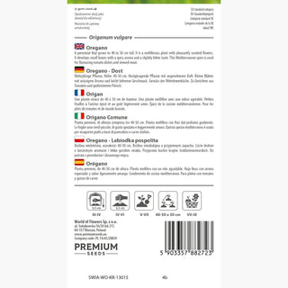 Origan - Odeur intense, goût incomparable - Origanum vulgare
