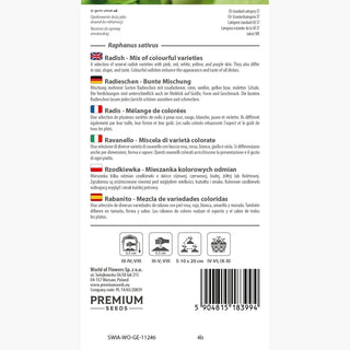 Radis - Mélange de Colorées - Mélange coloré exquis pour sublimer les salades