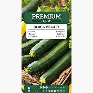 Courgette Black Beauty - Explosion de saveur juteuse, pour friture, mijotage et grillades !