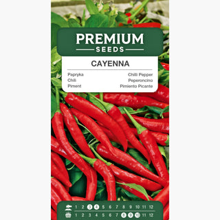 Piment Cayenna - Piquante, classique, idéale pour le séchage et l’assaisonnement
