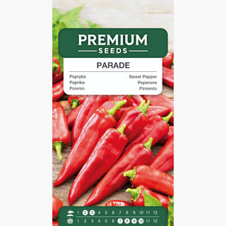 Poivron Parade - Douce et savoureuse, pour culture en serre, tunnel et plein champ