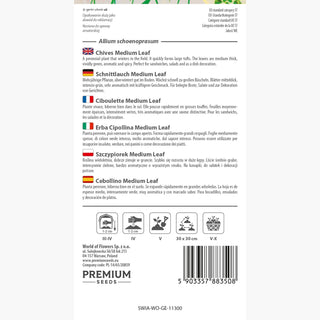 Ciboulette Medium Leaf - Ajout épicé aux plats