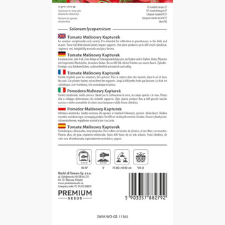 Tomate Raspberry Red Hood - Résistant, grappes abondantes, idéal pour la culture en plein air