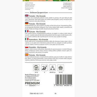 Tomate - Rio Grande - Allongé, ferme, idéal pour les conserves
