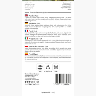 Persil Fest - Feuilles vertes pleines d'arôme, idéale pour les bouillons et soupes