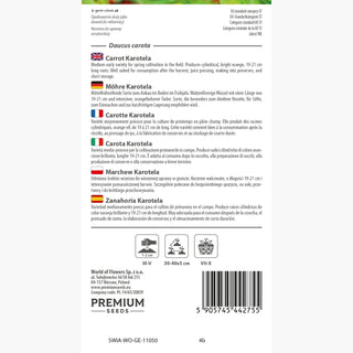 Carotte Karotela - Récoltes fiables, idéale pour jus
