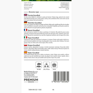 Navet Goudbal - Douce, productive, longue conservation