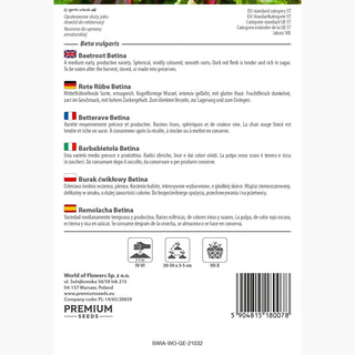 Betterave Betina - Parfait pour la consommation directe et les conserves !