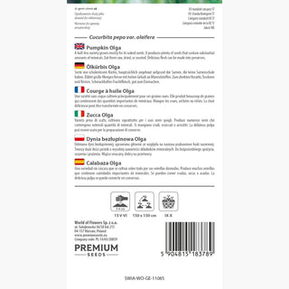 Courge à huile Olga - Riche en graines saines