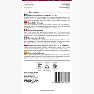 Betterave Cylindra - Juteux, sain, plein de saveur