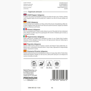 Piment Jalapeno - Classique, piquante au goût prononcé