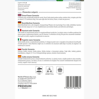 Haricot nain Sonesta - Résistante aux maladies