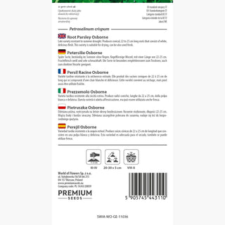 Persil Racine Osborne - Très productive, longue, idéale pour le stockage !