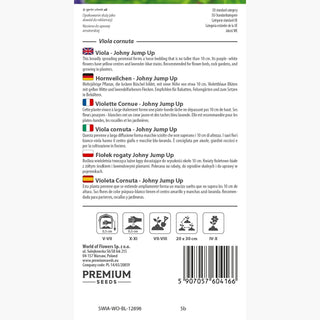 Violette Cornue - Johny Jump Up - Décoration de balcon fiable - Viola cornuta