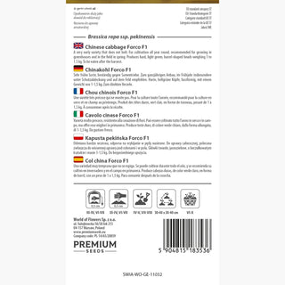 Chou chinois Forco F1 - Structure délicate et saveur douce