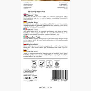 Tomate Tolek - Fruits juteux et géants, très productif