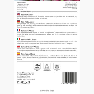 Betterave Alexis - Résistante aux maladies, saine et vigoureuse !