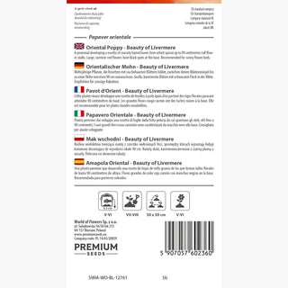 Pavot d'Orient - Beauty of Livermere - Pétales dentelés d’un rouge profond - Papaver orientale