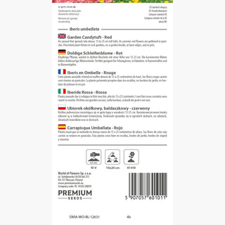 Iberis en Ombelle - Rouge - Coloré et à croissance rapide tout l’été - Iberis umbellata