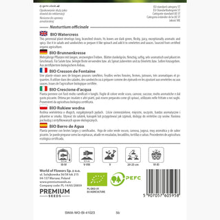 BIO Cresson de Fontaine - Bombe naturelle de micro-éléments - Nasturtium officinale